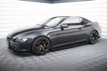 Maxton Parts - Seitenschweller Ansatz (Paar) passend für BMW M6 E63 schwarz Hochglanz