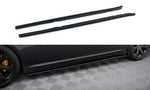 Maxton Parts - Seitenschweller Ansatz (Paar) passend für BMW M6 E63 schwarz Hochglanz
