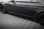 Maxton Parts - Seitenschweller Ansatz (Paar) passend für BMW M6 E63 schwarz Hochglanz