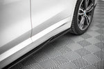 Maxton Parts - Seitenschweller Ansatz (Paar) passend für BMW X1 M-Paket F48 / F48 FL schwarz Hochglanz