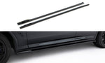 Maxton Parts - Seitenschweller Ansatz (Paar) passend für BMW X4 M-Paket G02 FL schwarz Hochglanz