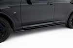 Maxton Parts - Seitenschweller Ansatz (Paar) passend für BMW X4 M-Paket G02 FL schwarz Hochglanz