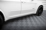 Maxton Parts - Seitenschweller Ansatz (Paar) passend für BMW X5 M-Paket E70 FL schwarz Hochglanz