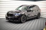 Maxton Parts - Seitenschweller Ansatz (Paar) passend für BMW X7 M-Paket G07 schwarz Hochglanz