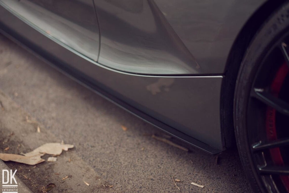 Maxton Parts - Seitenschweller Ansatz (Paar) passend für BMW Z4 Coupe E86 schwarz matt