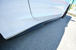 Maxton Parts - Seitenschweller Ansatz (Paar) passend für Chevrolet Camaro 6TH-GEN. Phase-I 2SS Coupe schwarz Hochglanz