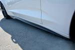 Maxton Parts - Seitenschweller Ansatz (Paar) passend für Chevrolet Camaro 6TH-GEN. Phase-I 2SS Coupe schwarz Hochglanz