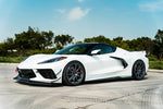 Maxton Parts - Seitenschweller Ansatz (Paar) passend für Chevrolet Corvette C8 schwarz Hochglanz
