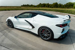 Maxton Parts - Seitenschweller Ansatz (Paar) passend für Chevrolet Corvette C8 schwarz Hochglanz