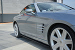 Maxton Parts - Seitenschweller Ansatz (Paar) passend für CHRYSLER CROSSFIRE schwarz Hochglanz