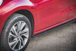 Maxton Parts - Seitenschweller Ansatz (Paar) passend für Citroen DS4 schwarz matt