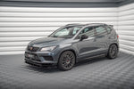 Maxton Parts - Seitenschweller Ansatz (Paar) passend für CUPRA Ateca Mk1 / Mk1 FL schwarz Hochglanz