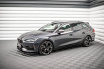 Maxton Parts - Seitenschweller Ansatz (Paar) passend für CUPRA Leon ST / Hatchback Mk1 / Mk1 FL schwarz matt