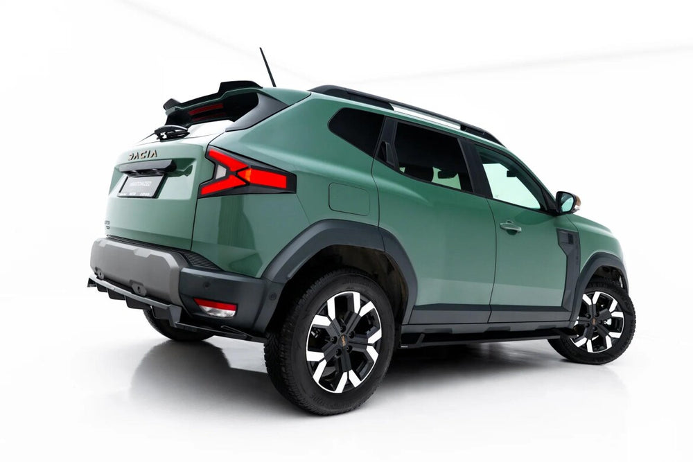 Maxton Parts - Seitenschweller Ansatz (Paar) passend für Dacia Duster Mk3 schwarz Hochglanz