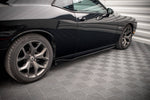 Maxton Parts - Seitenschweller Ansatz (Paar) passend für Dodge Challenger GT Mk3 FL schwarz Hochglanz