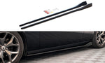 Maxton Parts - Seitenschweller Ansatz (Paar) passend für Dodge Challenger GT Mk3 FL schwarz Hochglanz