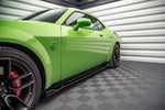 Maxton Parts - Seitenschweller Ansatz (Paar) passend für Dodge Challenger SRT Hellcat Widebody Mk3 schwarz Hochglanz