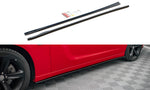 Maxton Parts - Seitenschweller Ansatz (Paar) passend für Dodge Charger RT Mk7 FL schwarz Hochglanz