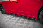 Maxton Parts - Seitenschweller Ansatz (Paar) passend für Dodge Charger RT Mk7 FL schwarz matt