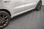 Maxton Parts - Seitenschweller Ansatz (Paar) passend für Dodge Durango RT Mk3 schwarz Hochglanz