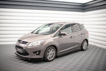 Maxton Parts - Seitenschweller Ansatz (Paar) passend für Ford C-Max Mk2 schwarz Hochglanz