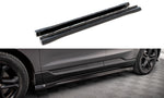 Maxton Parts - Seitenschweller Ansatz (Paar) passend für Ford Edge ST Mk2 FL schwarz Hochglanz