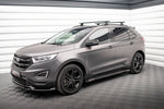 Maxton Parts - Seitenschweller Ansatz (Paar) passend für Ford Edge ST Mk2 FL schwarz Hochglanz