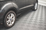 Maxton Parts - Seitenschweller Ansatz (Paar) passend für Ford Escape Mk3 schwarz Hochglanz