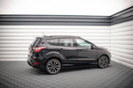 Maxton Parts - Seitenschweller Ansatz (Paar) passend für Ford Escape ST-Line Mk3 schwarz Hochglanz