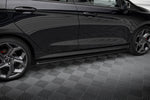 Maxton Parts - Seitenschweller Ansatz (Paar) passend für Ford Fiesta ST / ST-Line Mk8 schwarz matt