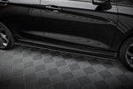 Maxton Parts - Seitenschweller Ansatz (Paar) passend für Ford Fiesta ST / ST-Line Mk8 schwarz matt