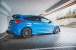 Maxton Parts - Seitenschweller Ansatz (Paar) passend für Ford Focus RS Mk3 schwarz matt