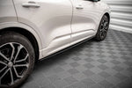 Maxton Parts - Seitenschweller Ansatz (Paar) passend für Ford Kuga ST-Line Mk3 schwarz Hochglanz