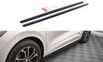 Maxton Parts - Seitenschweller Ansatz (Paar) passend für Ford Kuga ST-Line Mk3 schwarz Hochglanz