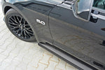 Maxton Parts - Seitenschweller Ansatz (Paar) passend für Ford Mustang GT Mk6 schwarz matt (FO-MU-6-GT-CNC-SD1)