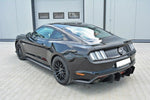 Maxton Parts - Seitenschweller Ansatz (Paar) passend für Ford Mustang GT Mk6 schwarz matt (FO-MU-6-GT-CNC-SD1)