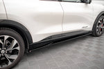 Maxton Parts - Seitenschweller Ansatz (Paar) passend für Ford Mustang Mach-E Mk1 schwarz Hochglanz