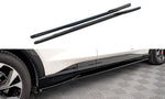 Maxton Parts - Seitenschweller Ansatz (Paar) passend für Ford Mustang Mach-E Mk1 schwarz Hochglanz
