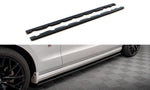 Maxton Parts - Seitenschweller Ansatz (Paar) passend für Ford Mustang Mk5 FL schwarz Hochglanz