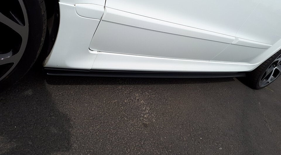 Maxton Parts - Seitenschweller Ansatz (Paar) passend für Ford S-Max Titanium Mk1 FL schwarz matt
