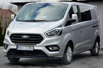 Maxton Parts - Seitenschweller Ansatz (Paar) passend für Ford Transit Custom Mk1 FL schwarz Hochglanz