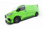 Maxton Parts - Seitenschweller Ansatz (Paar) passend für Ford Transit Custom MSRT Mk2 schwarz Hochglanz