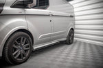 Maxton Parts - Seitenschweller Ansatz (Paar) passend für Ford Transit Custom ST-Line Mk1 FL schwarz Hochglanz