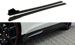 Maxton Parts - Seitenschweller Ansatz (Paar) passend für Honda Civic IX TYPE R schwarz matt