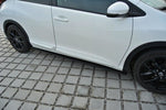 Maxton Parts - Seitenschweller Ansatz (Paar) passend für Honda Civic Mk9 FL schwarz matt