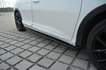 Maxton Parts - Seitenschweller Ansatz (Paar) passend für Honda Civic Mk9 schwarz Hochglanz (HO-CI-9F-SD1-G)