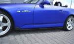 Maxton Parts - Seitenschweller Ansatz (Paar) passend für Honda S2000 schwarz matt