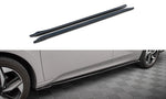 Maxton Parts - Seitenschweller Ansatz (Paar) passend für Hyundai Elantra Mk7 schwarz Hochglanz