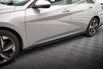 Maxton Parts - Seitenschweller Ansatz (Paar) passend für Hyundai Elantra Mk7 schwarz Hochglanz