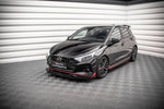 Maxton Parts - Seitenschweller Ansatz (Paar) passend für Hyundai I20 N Mk3 schwarz Hochglanz